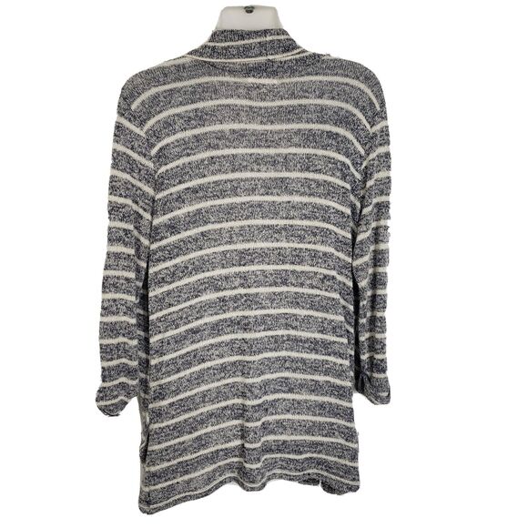 Urban Outfitters Pins and Needles Women Cardigan Sweater Large Open Front Stripe - Picture 2 of 10